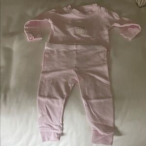 Kissy Kissy Light Pink Baby Footie